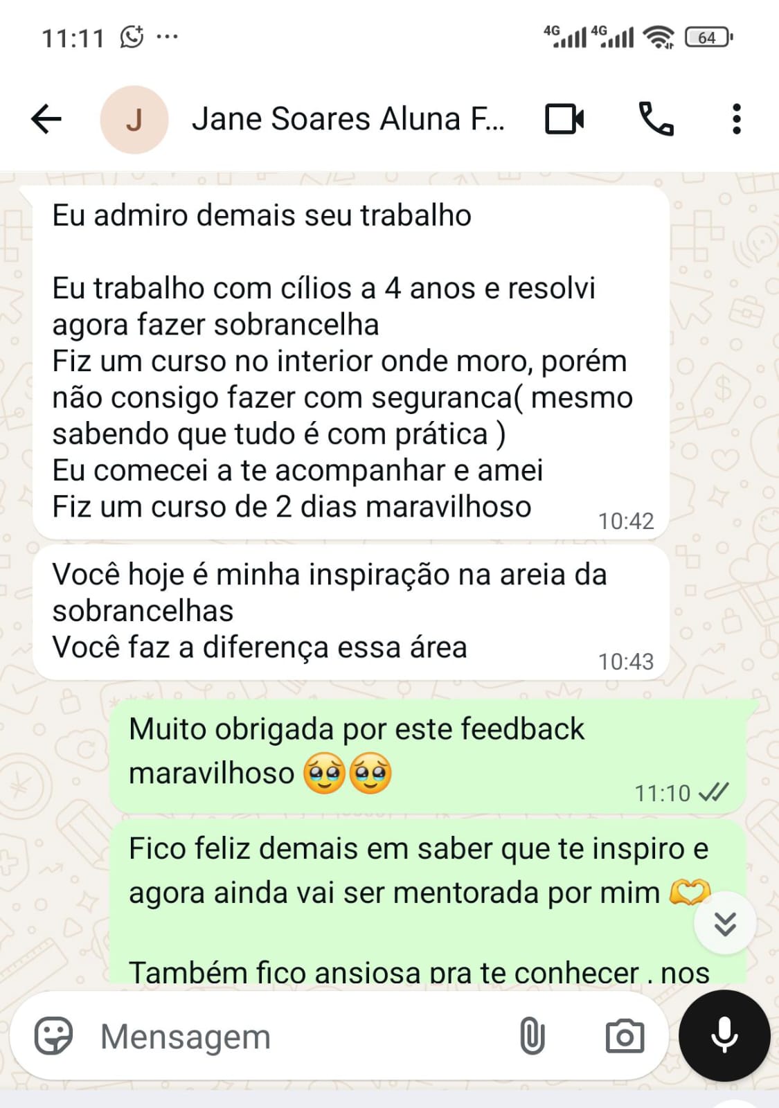 Depoimento Jane Soares