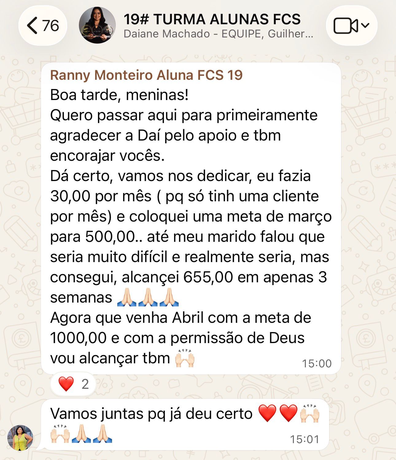 Depoimento Ranny Monteiro